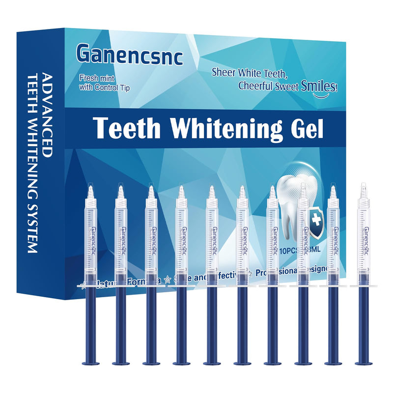 [Australia] - 10-Pack Teeth Whitening Gel Refills - Gentle 35% Carbamide Peroxide Formula - Compatible with Teeth whitening Kit,No Sensitive Teeth Whitener 