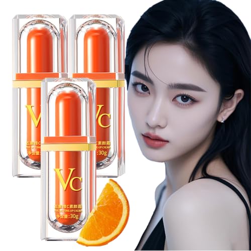 XIRUJNFD Vitamin C Makeup Tone Up Cream, Five Vitamin C Tone-Up Cream, Multi 4-In-1 Face, Concealer, Face Primer and Makeup (3) 3