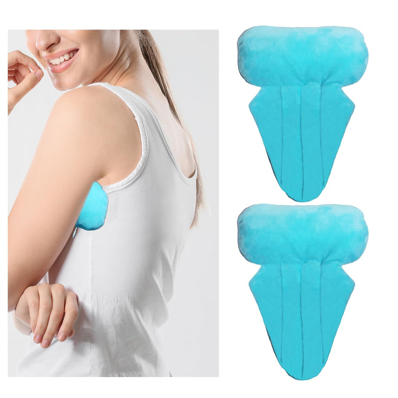 [Australia] - 2PCS Lymphedema Axilla Pillow Mastectomy Pillow for Post-op Lumpectomy Arm Compression Post Breast Surgery Recovery Armpit Pain Relief (Blue) Blue 