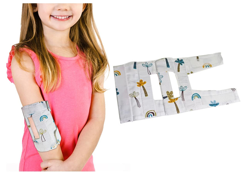 Prevention of face scratching, thumb-sucking habits, pulling on IV lines Child elbow immobilizers, splints and arm restraints, Infant child to prevent hand-to-face habits (Blue, Small) Blue
