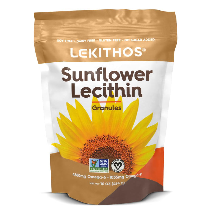 [Australia] - Sunflower Lecithin Granules, Allergen Free, Gluten Free, No Artificial Preservatives, Single Ingredient (16oz) 1 Pound (Pack of 1) 