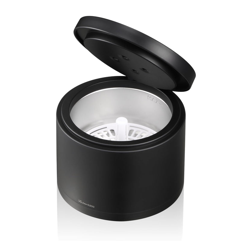 [Australia] - 42KHz Ultrasonic Cleaner with U-V Light - Professional Jewelry, Denture, Watch Cleaning Machine, 250ML Capacity, Digital Touch Control, 3/5/10 Min Timer, Waterproof Design 