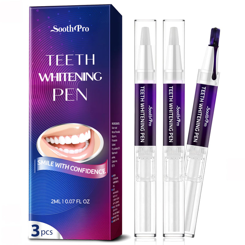 [Australia] - Purple Teeth Whitening Gel: Tooth Stain Remover and Coffee Stain Remover 3PCS 