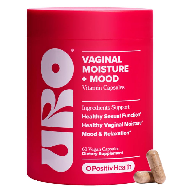 URO Vaginal Moisture & Mood with KSM-66® Ashwagandha – 30-Day Supply 60 Count (Pack of 1)