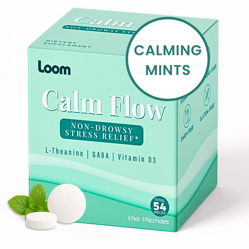 [Australia] - Calm Mints for Stress Relief ‚Äì Non-Drowsy Chewable Supplement for Relaxation, Calm and Stress Relief, with L-Theanine, GABA, and Vitamin D3, Natural Mint Flavor, Sugar-Free, 54 Count (54 Count, Mint) 