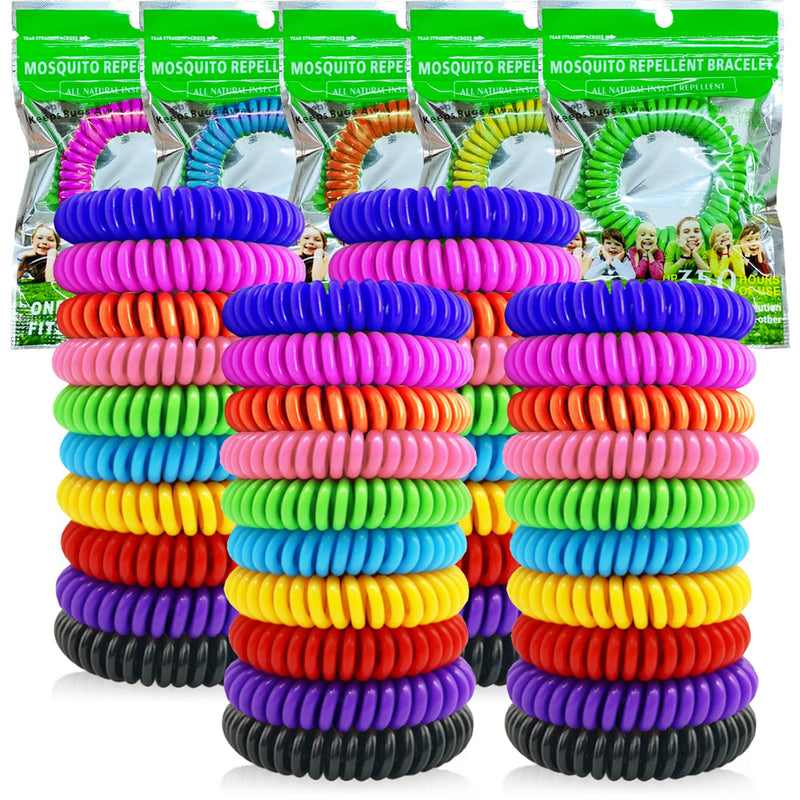 [Australia] - 40 Pack Mosquito Repellent Bracelets, Individually Wrapped DEET-Free Insect & Bug Repellent Wrist Bands for Kids & Adults Outdoor Camping Fishing Traveling 