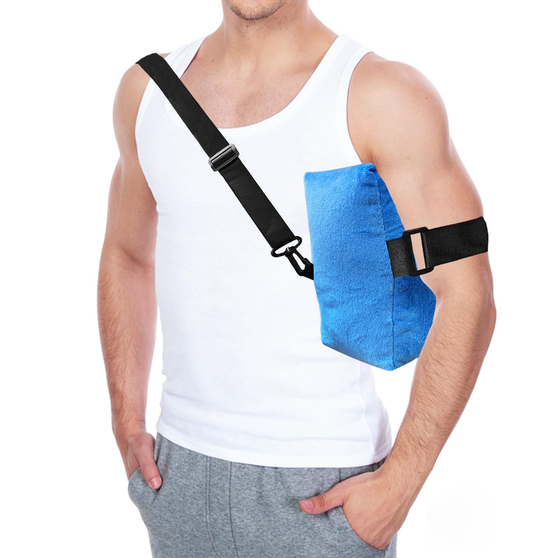 [Australia] - Shoulder Pillow with Support Strap, Adjustable Rotator Cuff Pillow for Shoulder Pain Relief, Shoulder Surgery Recovery Supplies, Rotator Cuff Relief Pillows, Shoulder Pain Side Sleeping Pillow 
