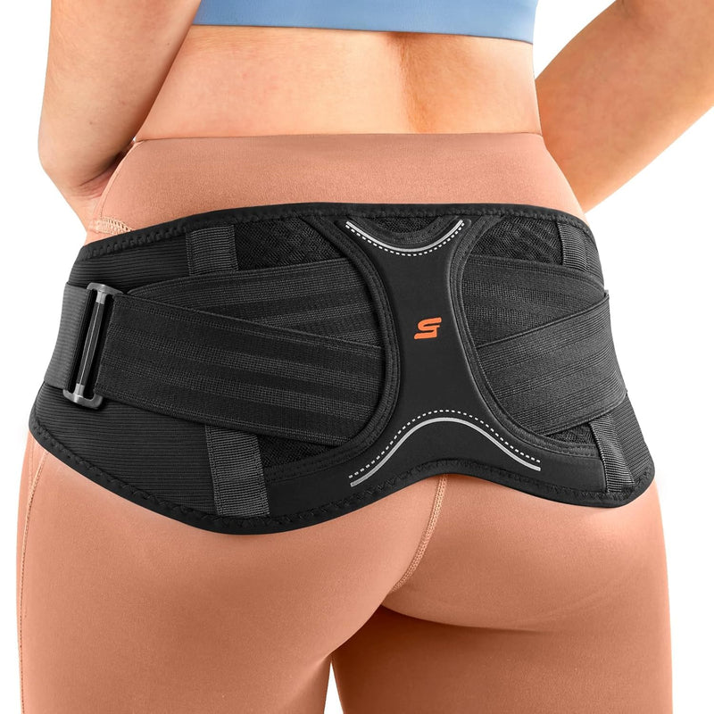 [Australia] - SueStar Sacroiliac Belt with Removable 3D Pressure, Hip Brace for SI Joints Pain, Lower Back Pain and Sciatica Nerve Relief, Anti-slip Si Joint Belt for Women,Gery.2XL XXL (Hip Size45.3-53.2Ôºâ Grey 