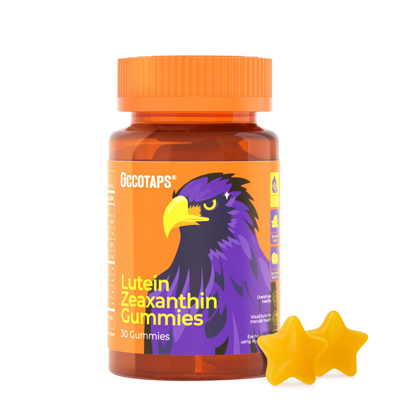 [Australia] - Lutein & Zeaxanthin Gummies - 20mg Lutein + Bilberry, No Sugar, Blue Light Support - Ideal for Dry Eyes & Daily Eye Wellness,30count 30 Count (Pack of 1) 