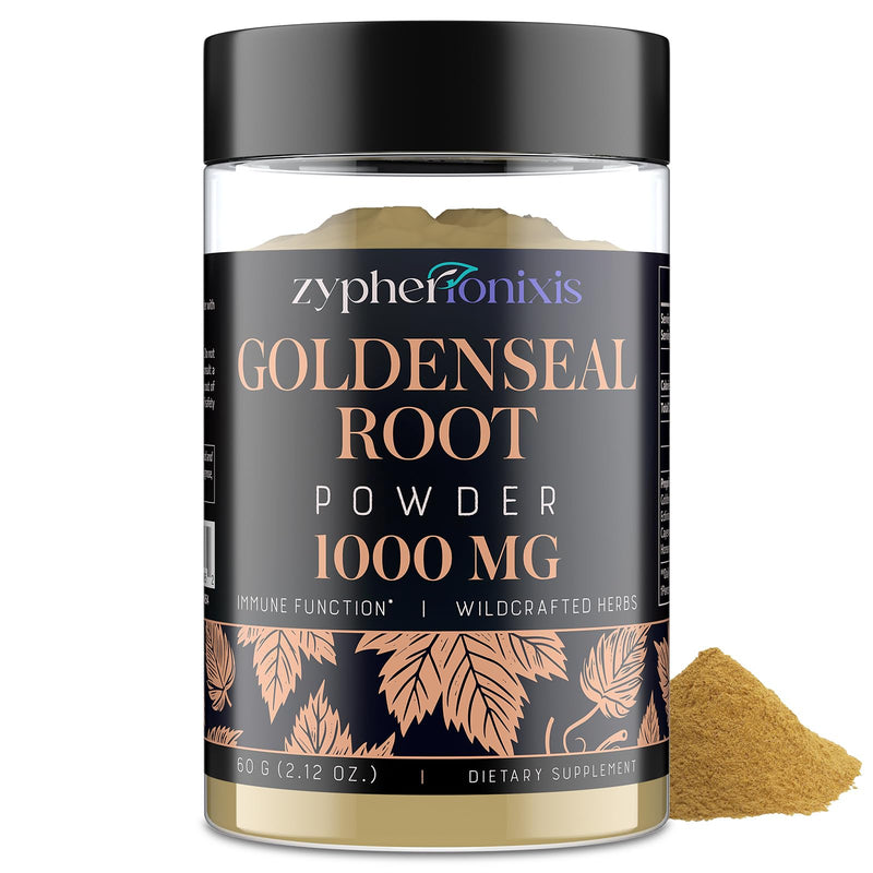 [Australia] - Wildcrafted Goldenseal Root Powder Supplement ‚Äì 1000mg Organic Goldenseal Herbal Blend with Echinacea ‚Äì Respiratory, Immune, Digestion & Skin Support ‚Äì Gluten-Free ‚Äì 60 Servings 2.12 Ounce (Pack of 1) 