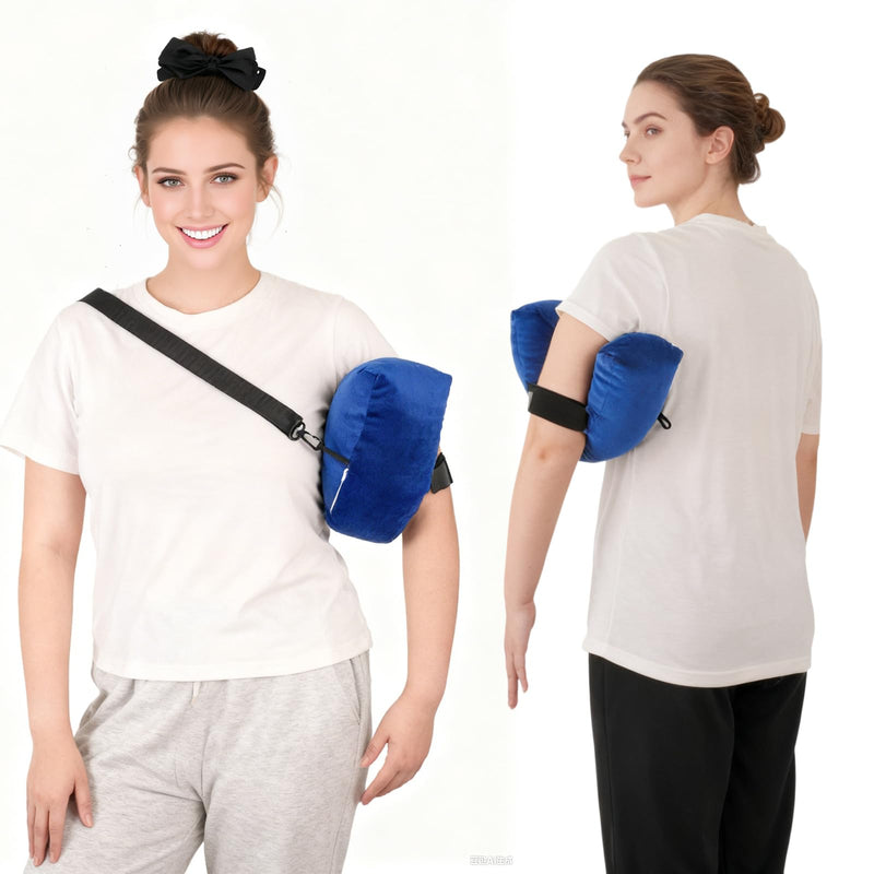 [Australia] - Post Shoulder Surgery Pillow - Rotator Cuff Pillow Surgery for Shoulder Pain Relief With Strap, Arm Sling Side Sleeper Pillows for Adults, Post surgery gifts for women and men 