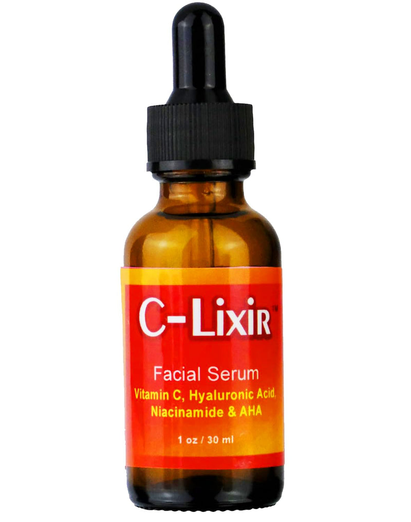 C-Lixir Facial Serum - with Vitamin C, Hyaluronic Acid, Niacinamide & AHA