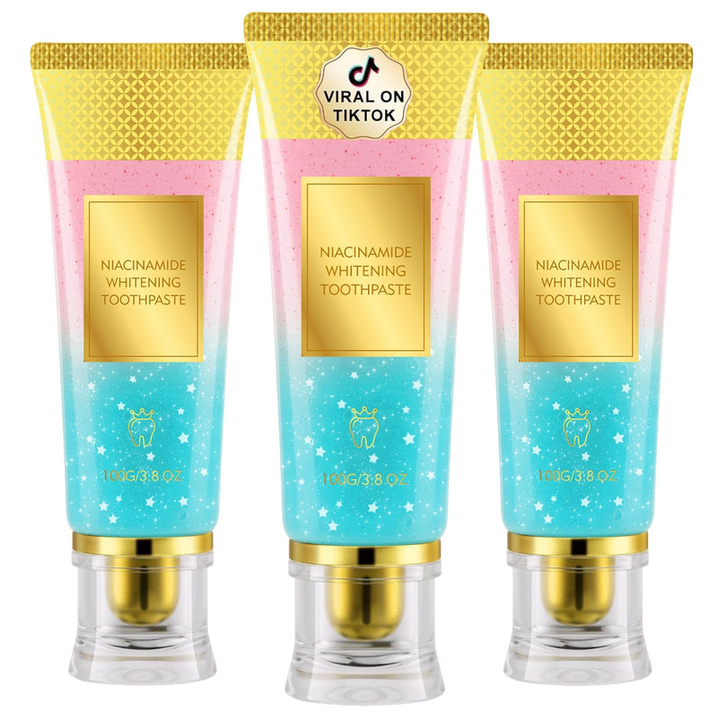 [Australia] - Niacinamide Whitening Toothpaste, Niacinamide Intensive Toothpaste - Deep Stain Removal & Improves Gum Health (3Pack) 