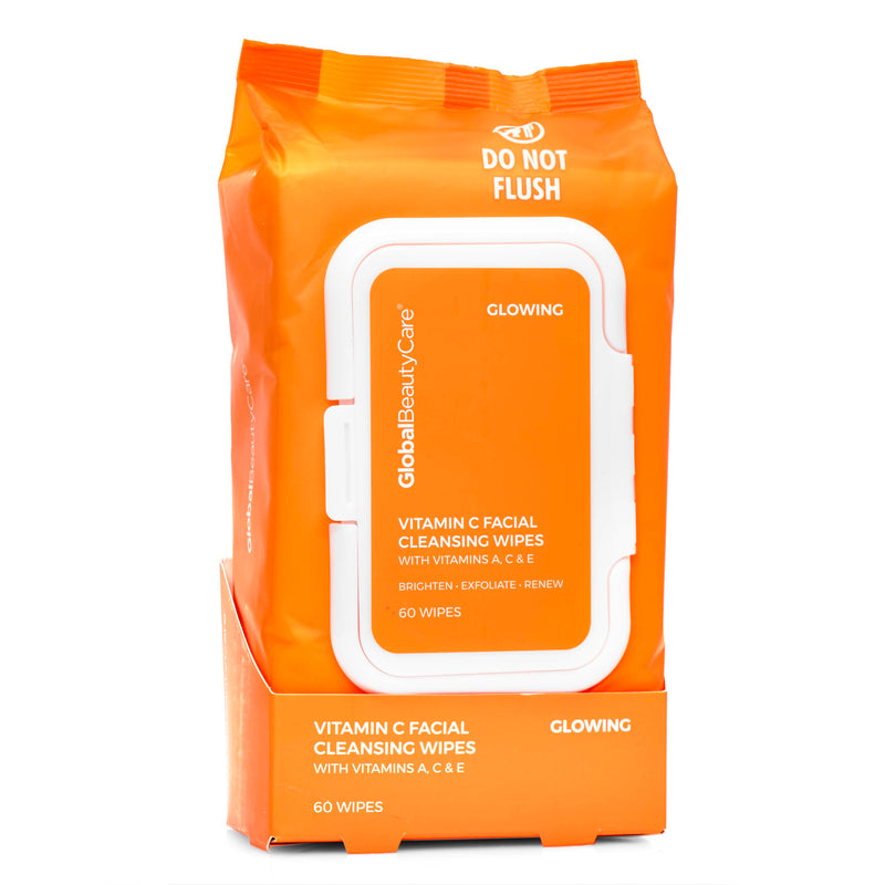Global Beauty Care Vitamin C Makeup Wipes - 60ct