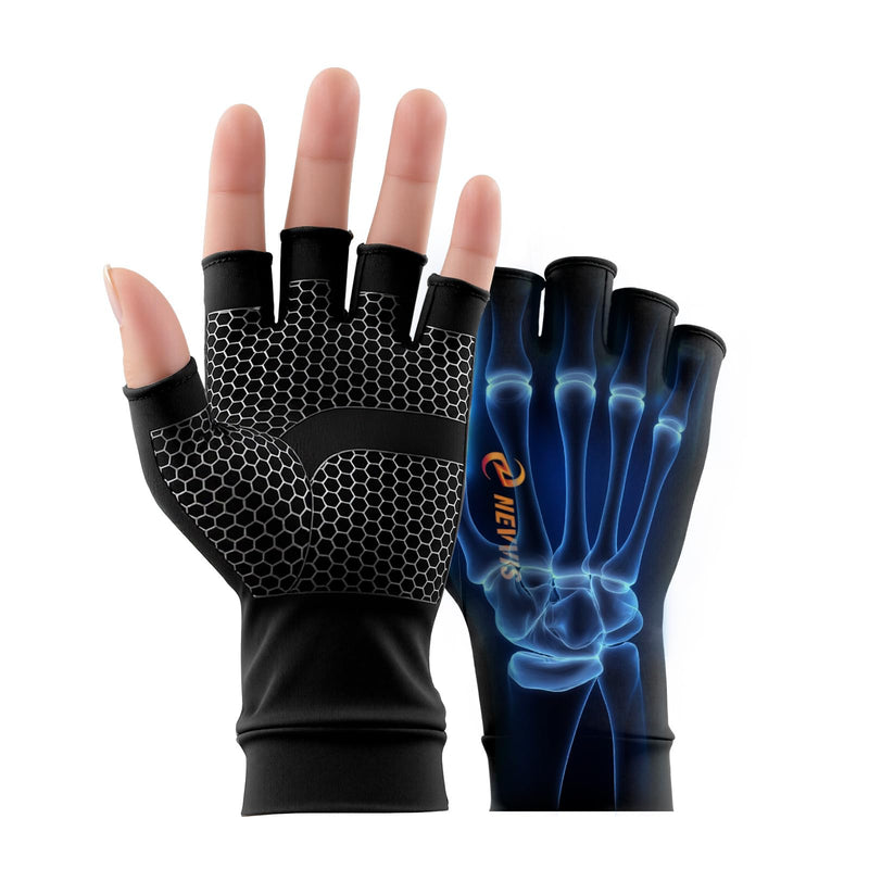 [Australia] - Compression Gloves Women Men, Arthritis Gloves for Women for Pain, Carpal Tunnel, Swelling Edema, Tendonitis...1 Pair Medium 