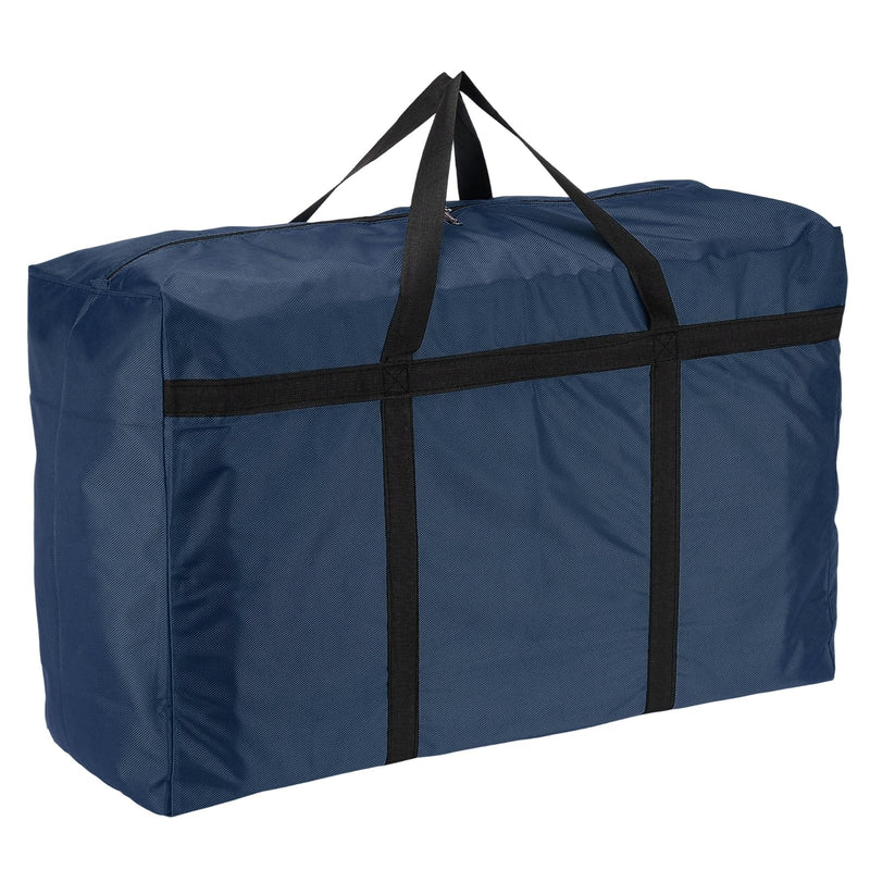 Extra Large Duffle Bag, 35 x 19 x 11 in Travel Big Duffle Bag with Zipper Handle Storage Foldable Waterproof Lightweight Bag for Women Men Travel Moving Camping (Dark Blue) Dark Blue
