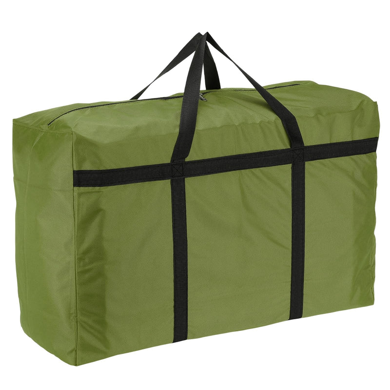 Extra Large Duffle Bag, 43 x 24 x 14 in Travel Big Duffle Bag with Zipper Handle Storage Foldable Waterproof Lightweight Bag for Women Men Travel Moving Camping (Green) Green