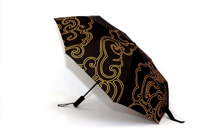 Stylish Umbrella Collection, Transparent, Avocado green, Xiangyun collection, Automatic Opening Folding
