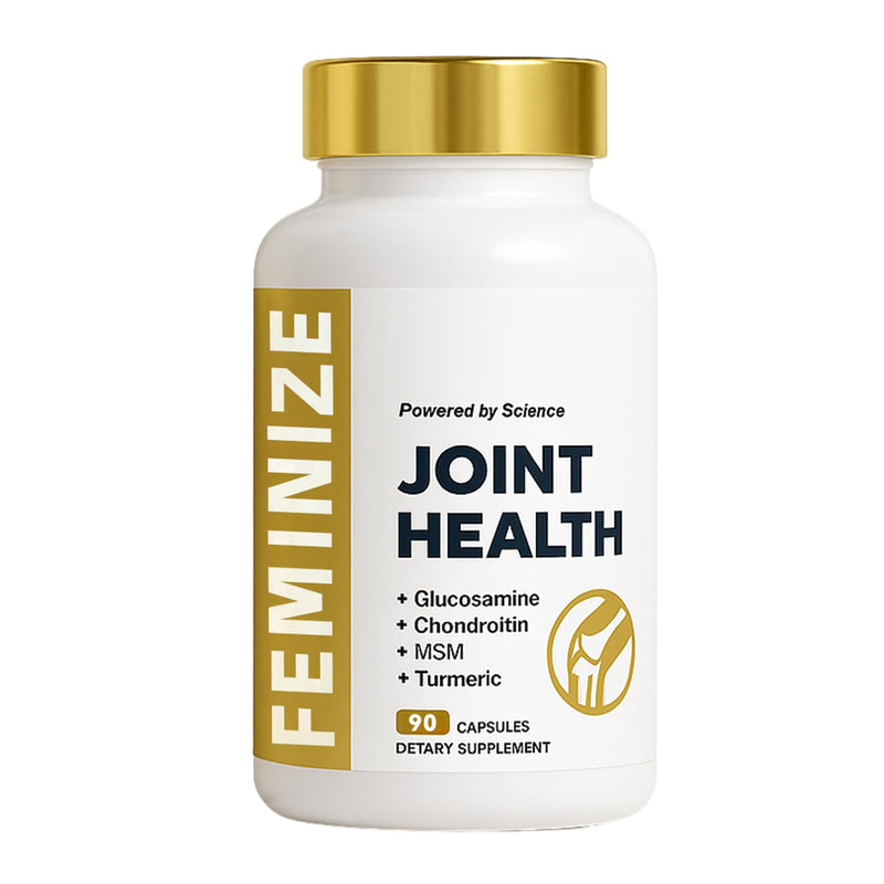 [Australia] - JJoint Health Supplement for Women & Men, Supports Bone, Joint - Glucosamine, Chondroitin, MSM & Turmeric - 90 Capsules (1pcs) 