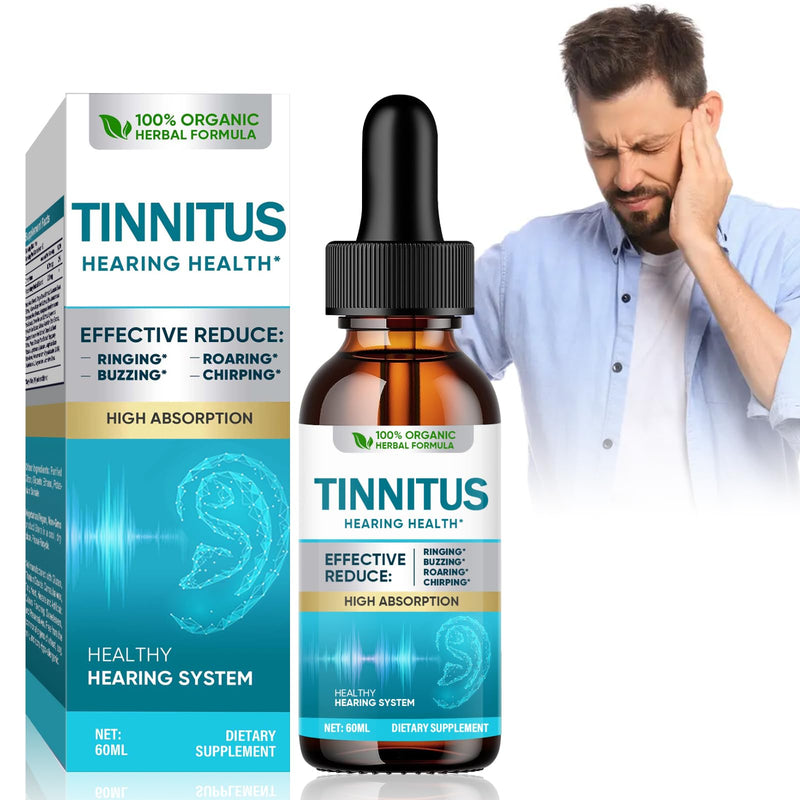 [Australia] - Tinnitus Relief for Ringing Ears, Natural Herbal Blend, Effective Tinnitus Support for Men & Women 1 Count 