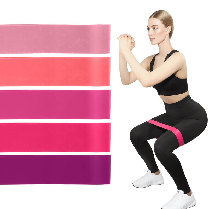 [Australia] - Resistance Bands for Gym, Home Exercise, Latex Free Elastic and Exercise Bands Set for Stretching, Suitable for Yoga, Pilates 
