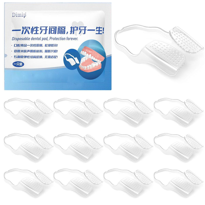[Australia] - 12 PCS Disposable Teeth Grinding Night Guards Teeth Cushion Mouth Guard (colorless) 