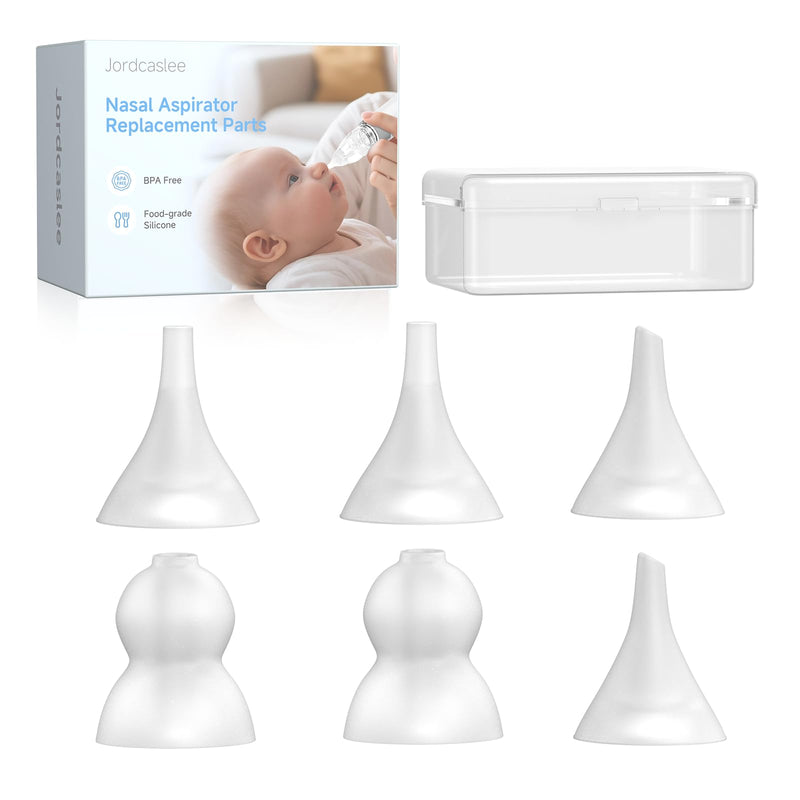 [Australia] - Nasal Aspirator Replacement Tips 6 Pcs, Food-Grade Silicone, Ultra-Soft Baby Nose Sucker Replacement Parts Compatible with GROWNSY, Watolt, LittleTora, HEYVALUE, Cocobela, X-Bosak 