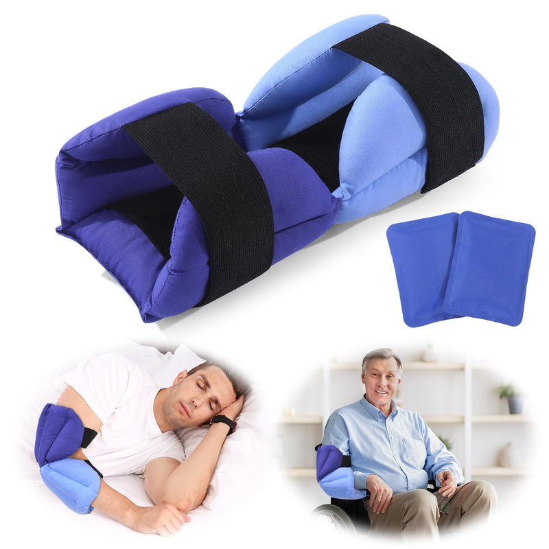 ROYALAY Elbow Protectors for Elderly with 2 Ice Packs, Elbow Pads for Bedridden Patient, Pressure Sore Pad Post-Surgery Care