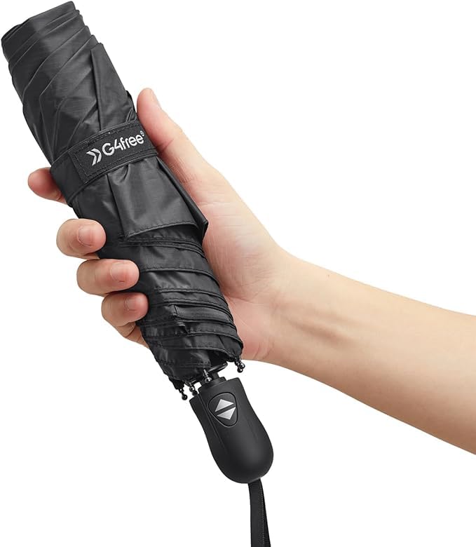 G4Free Ultralight UPF 50+ UV Protection Compact Umbrella and Mini UPF 50+ Ultralight Slim UV Protection Umbrella