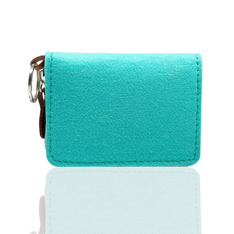 Pill Case for Vitamin and Supplement Organizer, EFFIET 7-Day Portable Cute Little Pill Box with Fabric Cover (Green) Green