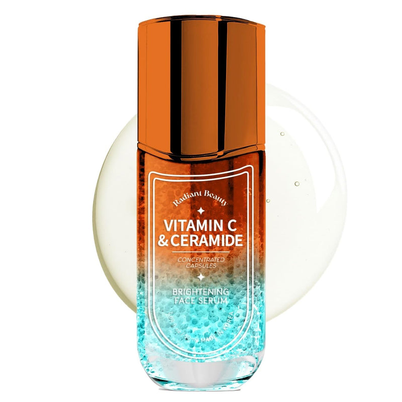 Vitamin C Serum for Face with Ceramide – Dermatologist Tested, Anti-Aging, Korean Skin Care – Brightens, Hydrates, Evens Skin Tone – Clean Beauty, Vegan, Cruelty-Free – 1.69 fl oz Vitamin C & Ceramide (Serum)