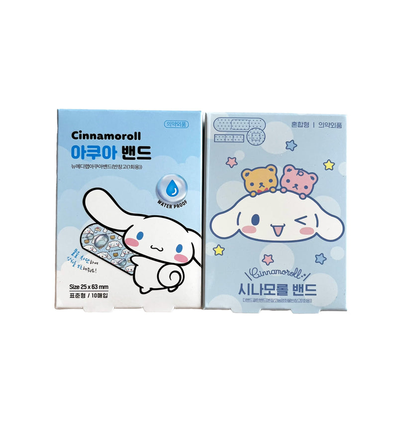 [Australia] - Kitty Friends Waterproof & Assorted Bandages ‚Äì 22 Count (Sky Blue Cinnamoroll Design, Sterile First Aid) 