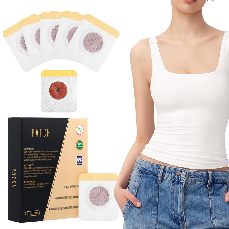 [Australia] - Belly Patch,Disposable Empty Belly Button Patch, Portable Anti Leakage No Wash Kit,Natural Belly Sticker for Women and MenÔºåSoft and Comfortable, Wash-Free, Easy to Use 30PCS 