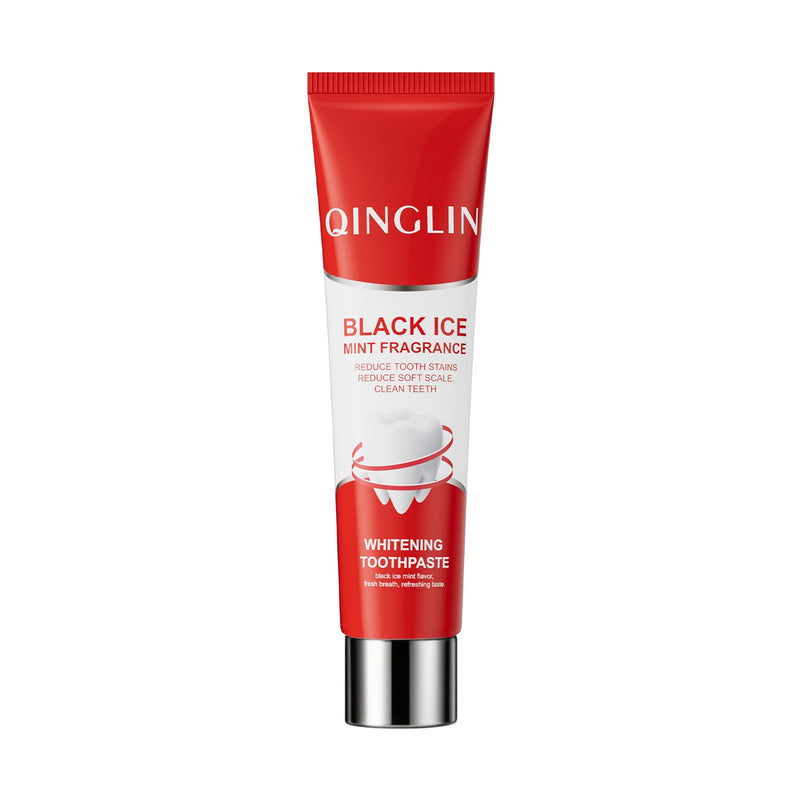 [Australia] - Qinglin Black Ice Mint Whitening Toothpaste, Reduces Tooth Stains, Deep Cleaning Formula 