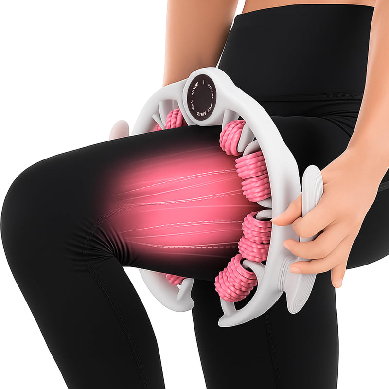 [Australia] - Anti Cellulite Roller - Lymphatic Drainage Massager, Cellulite Massage Tool, Fascia Blaster for Contoured, Tool for Sore Arms, Legs, Stomach & Buttocks 