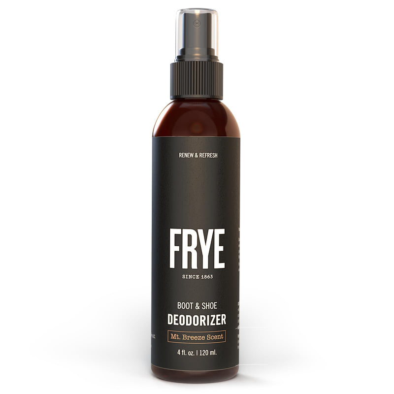 [Australia] - FRYE Boot & Shoe Deodorizer Spray - Powerful Enzyme Formula Spray for Shoe Odor Elimination in All Footwear (Mt. Breeze) 