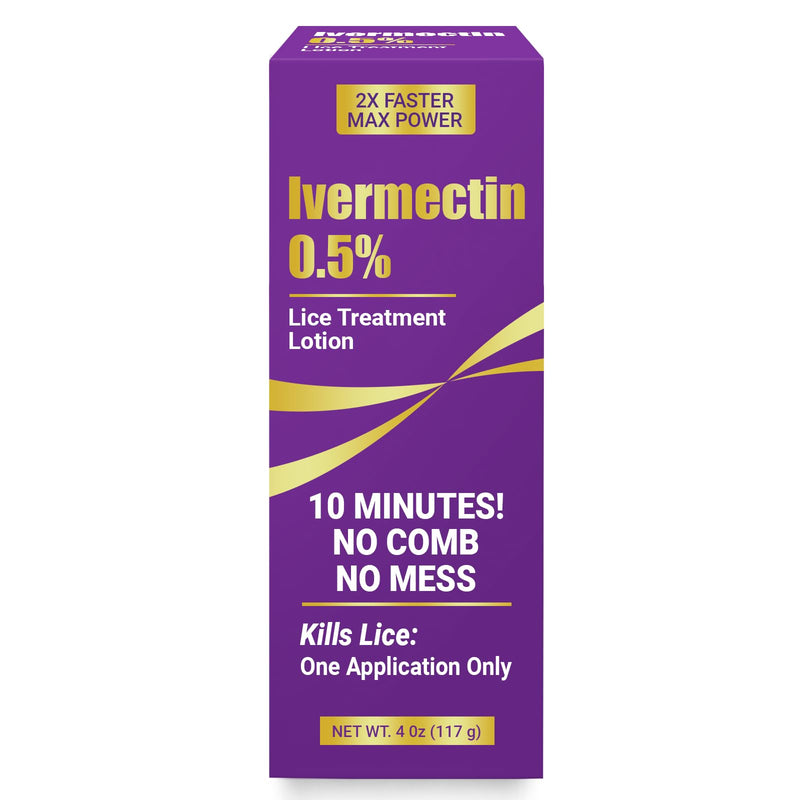 [Australia] - Ivermectin Lotion Cream Lice Treatment, 0.5%,4oz 