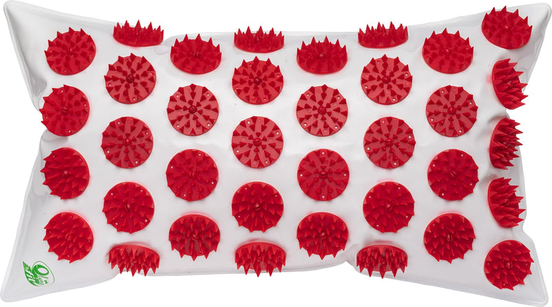 [Australia] - Premium German-Quality Multi-Functional Acupressure Pillow for Neck, Back, Shoulder, Knee & Elbow Pain Relief - 13x18cm Inflatable Kuznetsov Physical & Mental Activity Stimulator & Stress Reliever 
