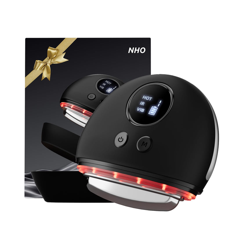 [Australia] - NHO Electric Fascia Knife, Heating and Vibration, Muscle Scraper Tool, Fascia Blaster, Fascia Tool Massage Tools for Deep Tissue, IASTM, Trigger Point Massage Tool, Gua Sha, Myofascial Release Tool 