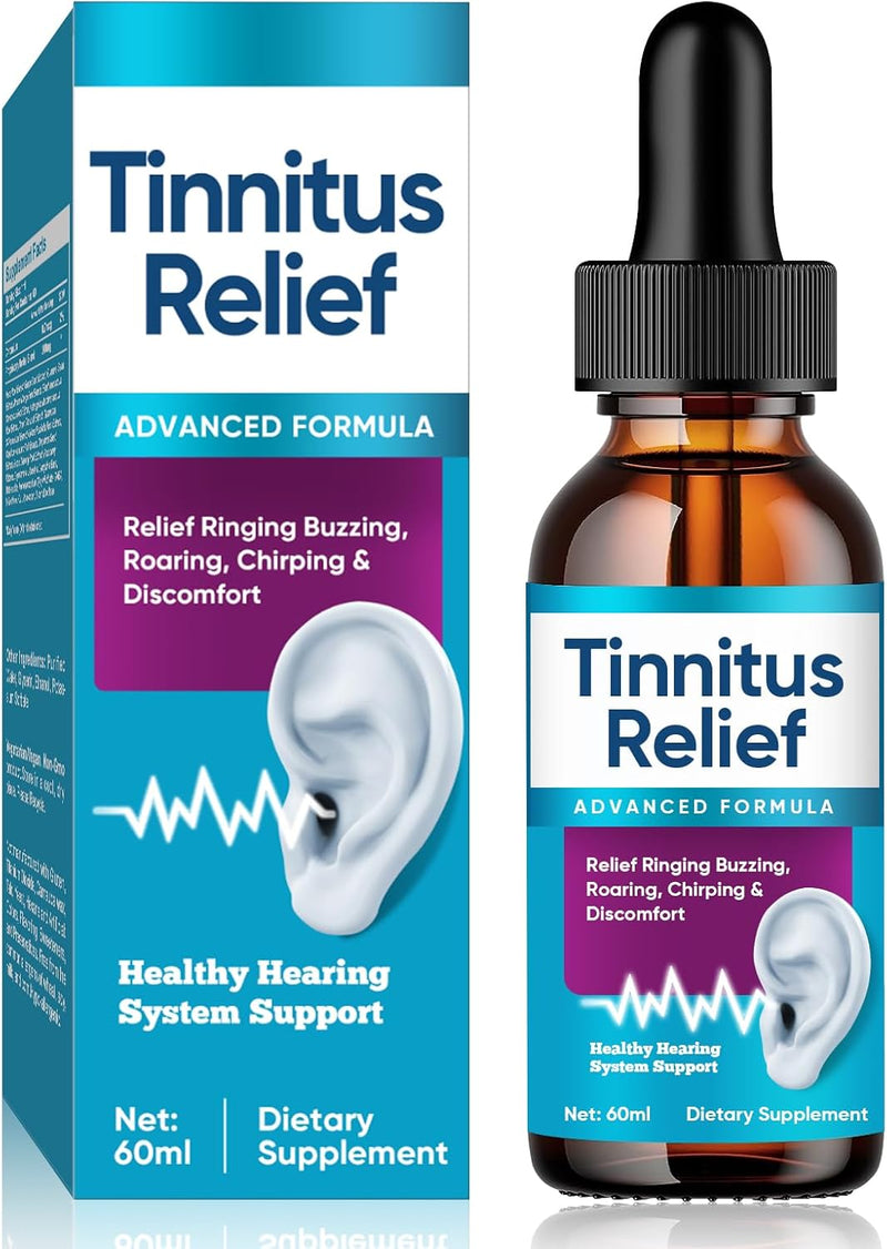 [Australia] - Tinnitus Relief for Ringing Ears, Best-Ear Ringing Relief Drops, Natural Herbal Blend, Effective Tinnitus Treatment to Reduce Ear Noise, Improve Hearing for Men & Women 