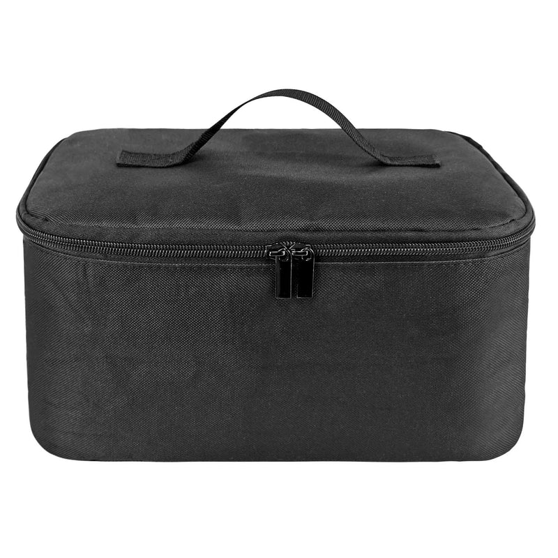 [Australia] - Boczif Waxing Kit Carry Bag, Wax Warmer Organizer Bag for Hair Removal Storage Bag, Wax Tool Bag Portable Travel Bags for Hotel Makeup Brush Waxing Kit Bag-black 