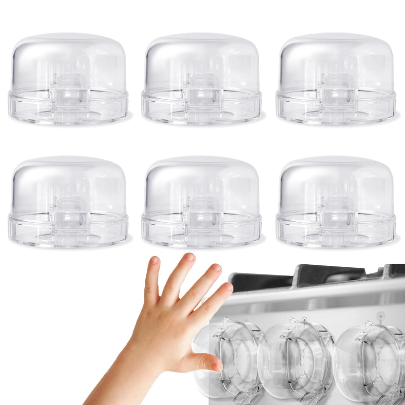 [Australia] - Ôºà6 PCSÔºâStove Knob Safety Covers for Child Safety Stove Proofing Gas Stove Knobs Locks Universal Fit Child Proof Stove knob Covers for Kids Safety 