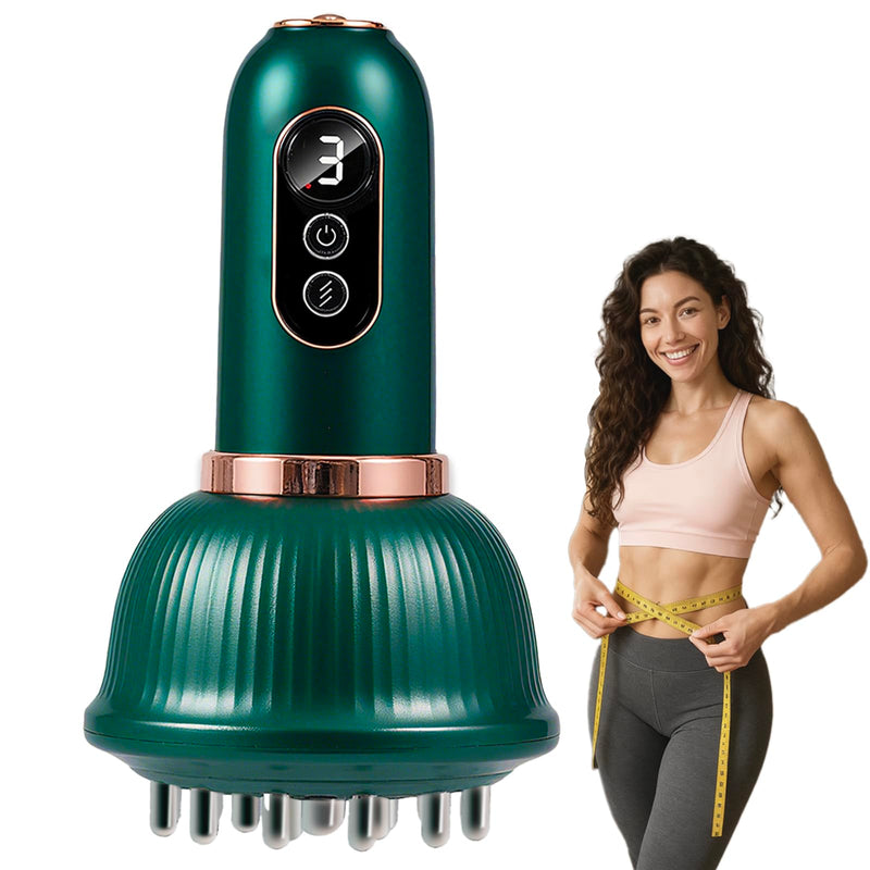 [Australia] - DiDEER Lymphatic Drainage Massager & Anti Cellulite Massage Tool, for Legs, Arms & Belly, Body,Helps Reduce Stretch Marks & Cellulite,With Microcurrent, Light Heat & Vibration - Body Sculpting Machine 