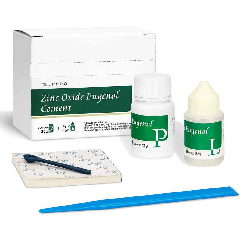 [Australia] - Zinc Oxide Eugenol Cement Dental kit for Fixing Temporary Crowns and Bridges, Keeping Your Smile Intact, Temporary kit 