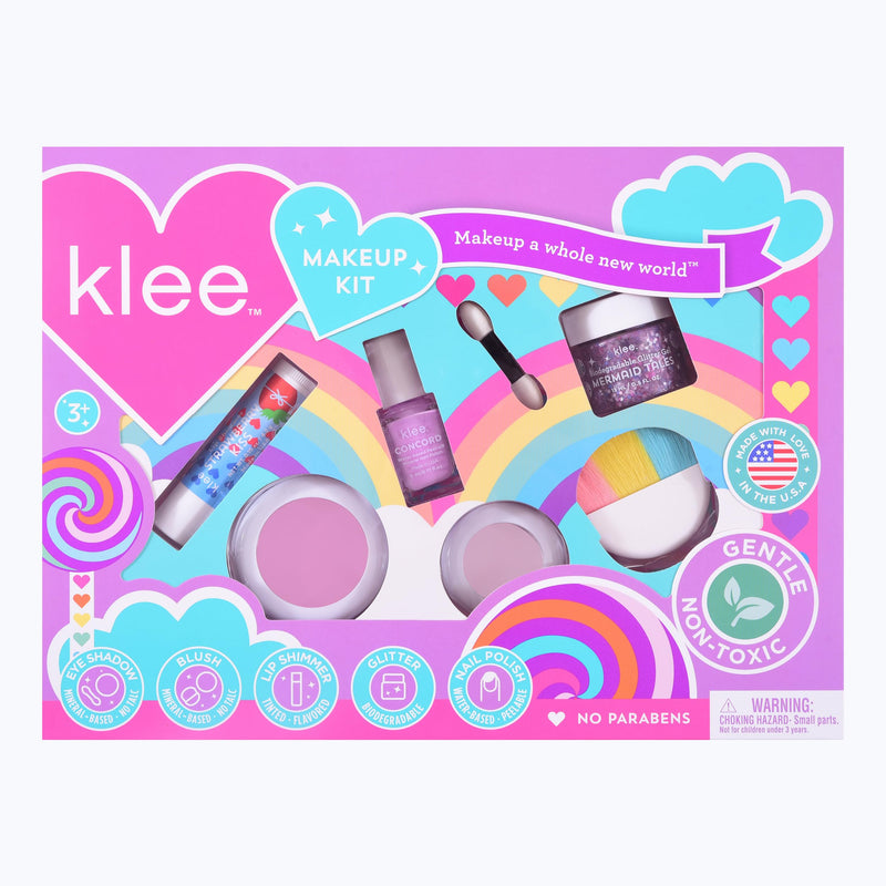 [Australia] - Klee Naturals Deluxe Makeup Kit. Kid-Friendly and Non-Toxic. Made in USA. (Lollipop Glow) Lollipop Glow 