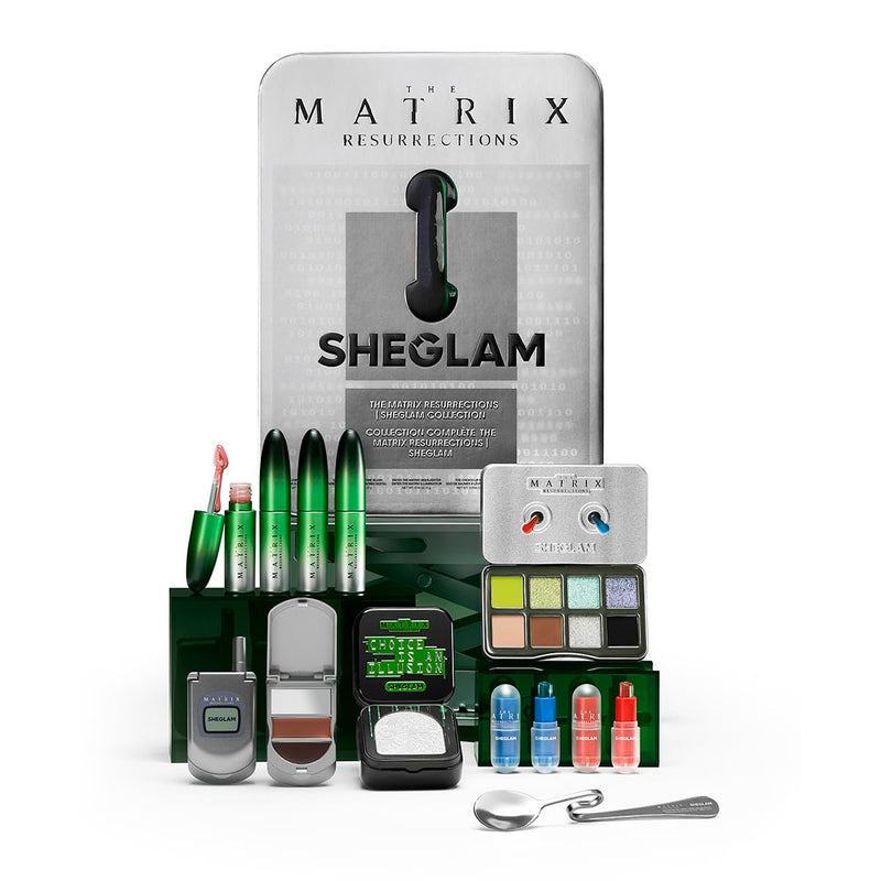 [Australia] - SHEGLAM The Matrix Collection Set All in One Makeup Kit Includes Eyeshadow PaletteLip Balm Highlighter Lip Gloss Blush Make Up Gift Set for Women 