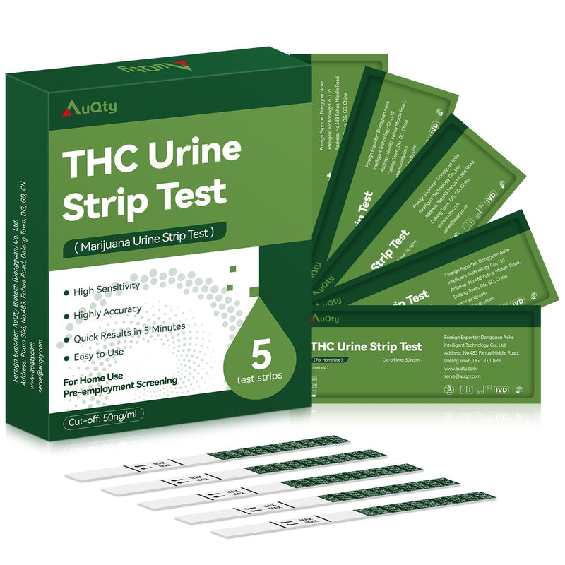 THC Urine Strip Test, Highly Sensitive THC Urine at Home Drug Test Kit, Easy Home Drug Test Marijuana (5)