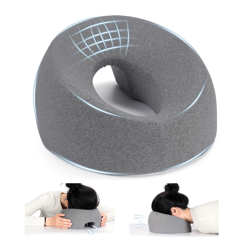 [Australia] - LIARTY Face Down Pillow with Silk Cover, Massage Headrest for Bed, Eyes Comfort, Stomach Sleeping, Prone Sleepers, Beach Tanning, Salon Spa Accessories Equipment 