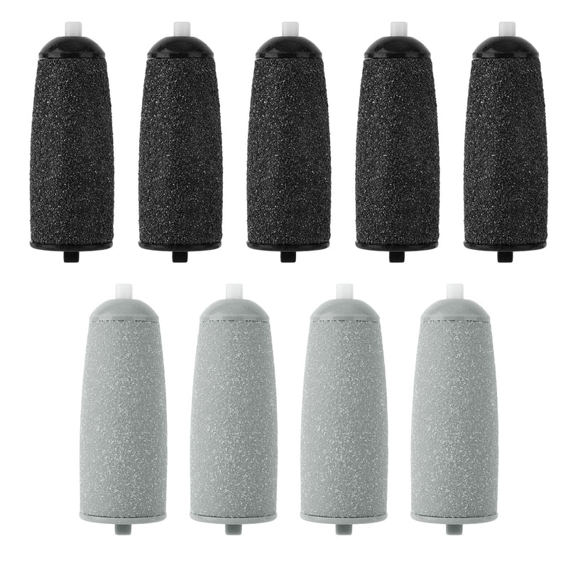 [Australia] - 9pcs Pedicure Replacement Rolls Heads, 5 Coarse Sand Grinding & 4 Regular Sand Grinding Foot File Roller Wand Heads Callus Remover Durable Pedicure Tool Refills for Toenail Polish 