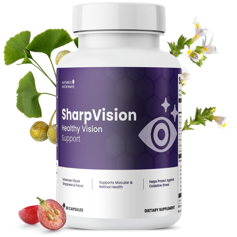 SharpVision – Vitamin A, C, E, Zinc & Selenium – 30 Ct, 1 Month Supply | Vitamin A, C, E, Zinc & Selenium | Non-GMO, Made in USA | Easy-to-take daily capsule 30 Count (Pack of 1)